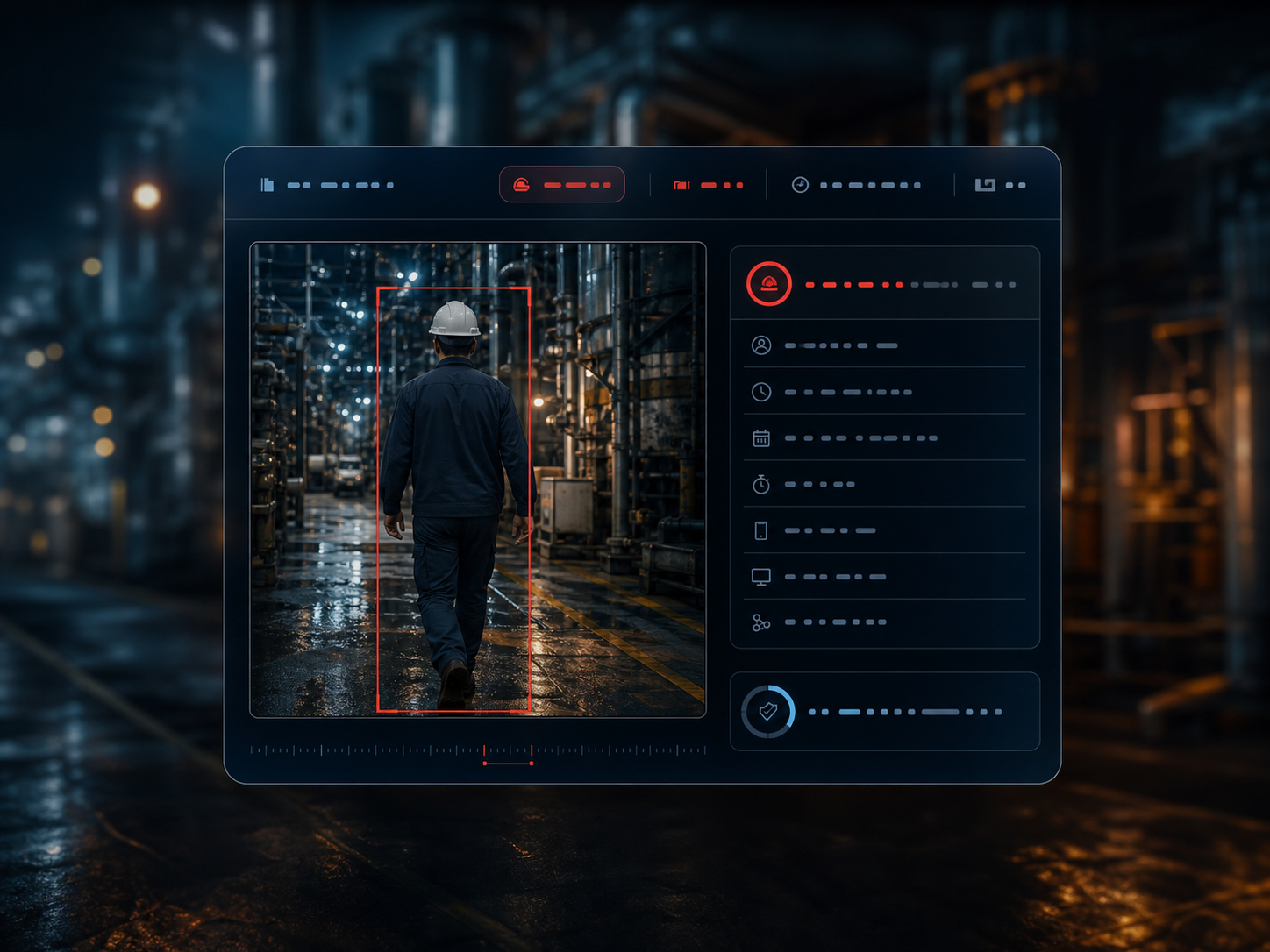 PPE violation evidence record with a captured detection snapshot